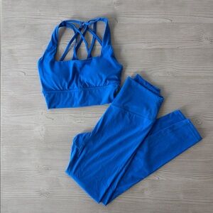 Buffbunny Blue Activewear Set